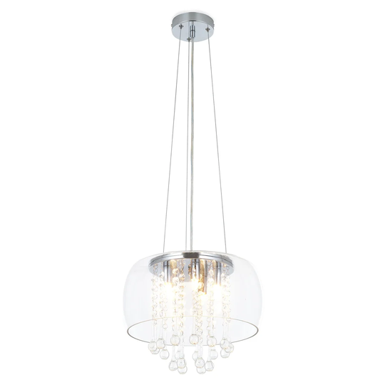 Malone 5 - Light Crystal Dome Pendant