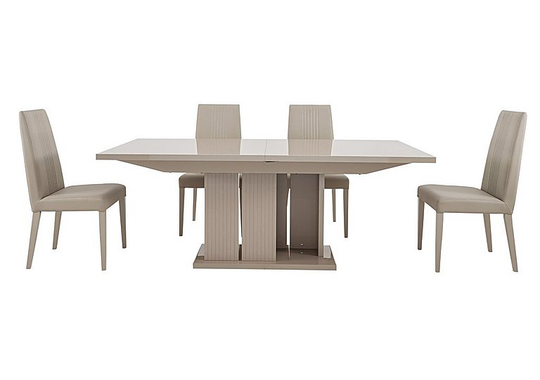 ALF - Livia Extending Dining Table and 4 Dining Chairs - 200-cm