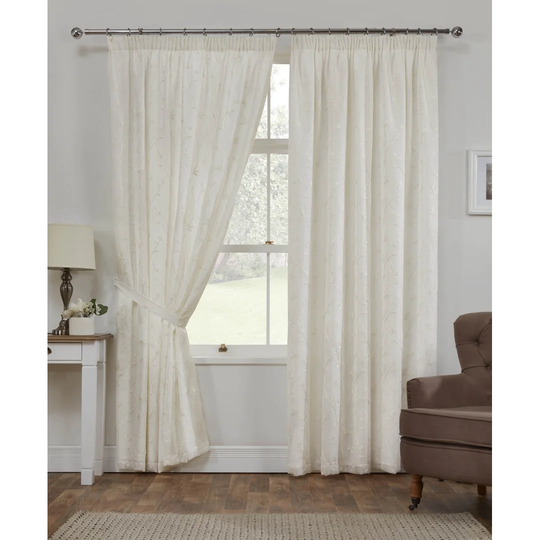 Cohen Pencil Pleat Semi-Sheer Curtains