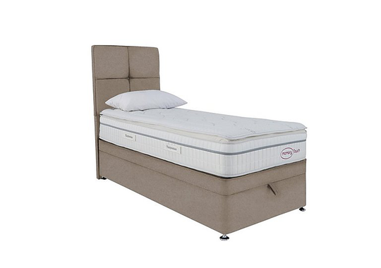 Sleepeezee - Memory Touch 2800 End-lift Ottoman Divan Set - Single - Beige