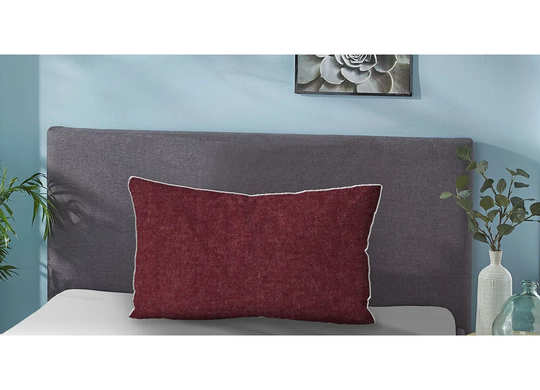 Dark Green Rectangular Lumbar Cushion Cover