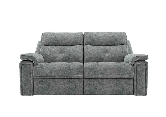 G Plan - Hannington 3 Seater Fabric Manual Recliner Sofa - Grey