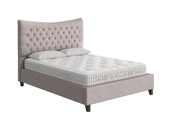 Jessie Ottoman Bed Frame - Super King - Silver