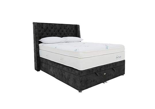 Sleepeezee - Geltouch Advanced 10000 End-Lift Ottoman Divan Set - Super King - Grey