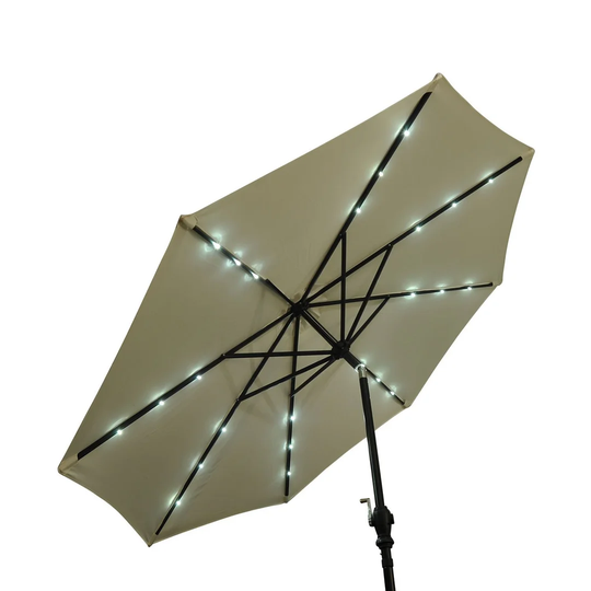 Nectar 2.7m Illuminated Parasol