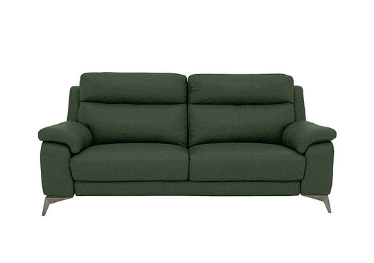 Missouri 3 Seater Fabric Sofa - Green