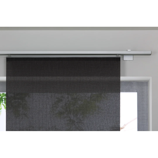 Stripe Cool Sliding Panel Semi-Sheer Single Curtain