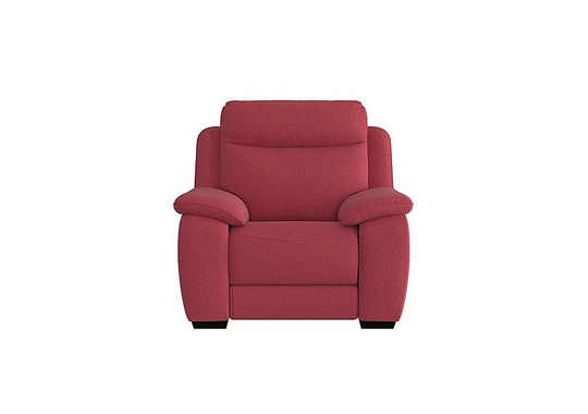 Starlight Express Fabric Manual Recliner Armchair - Red