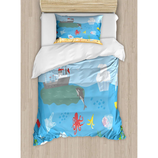 Mirfield 100% Polyester Duvet Cover Set