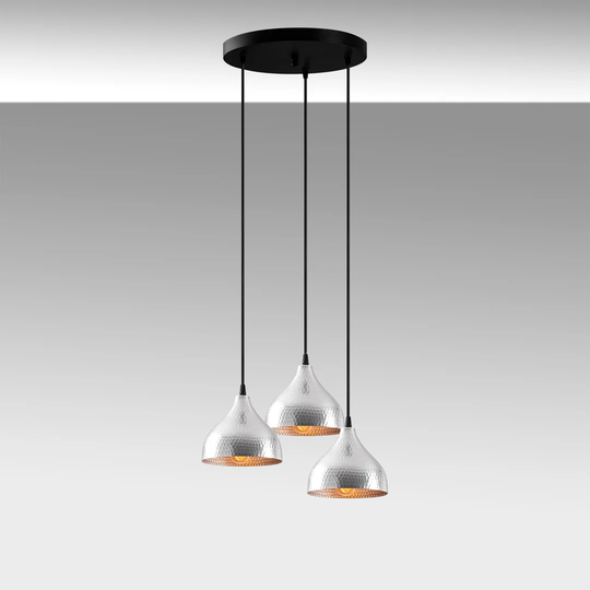 Lyndonville 3 - Light Cluster Dome Pendant