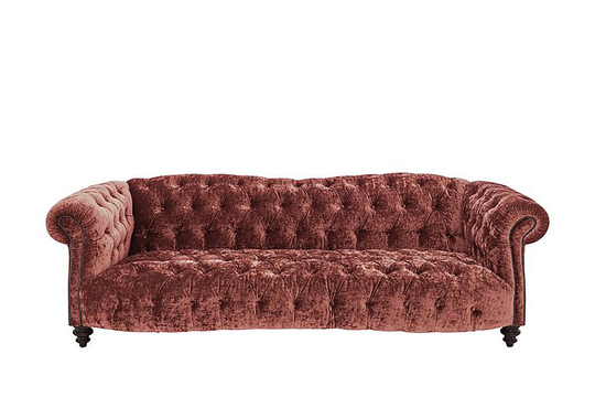 Tetrad - Southwood 4 Seater Velvet Sofa - Red