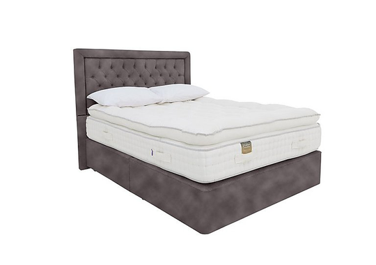 Harrison Spinks - Yorkshire 20,000 Pillow Top Divan Set - Super King - Grey