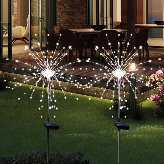 Mysliwiec Silver 1V Solar Power Integrated LED Pathway Lights Pack