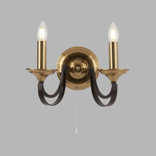 Limeuil 2-Light Candle Wall Light