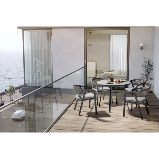 Menos 4 Seater Dining Set with Cushions