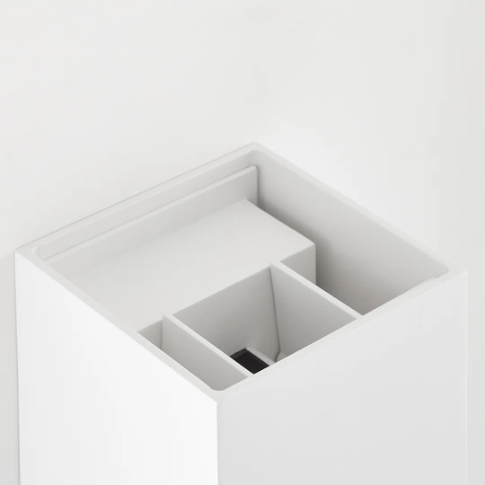 White LED outdoor wall light
