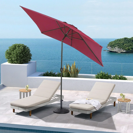 300Cm x 200Cm Rectangular Traditional Umbrella