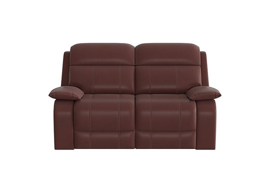 Moreno 2 Seater Leather Sofa - Red- World of Leather