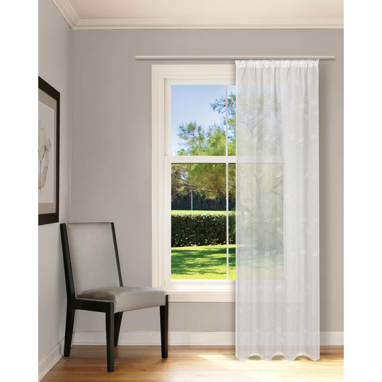 Eleana Pencil Pleat Semi Sheer Curtain