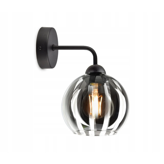 Cherryford 1 - Light LED Black Armed Sconce