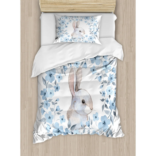 Niemann Blue/Pink 100% Microfibre 260 TC Duvet Cover Set