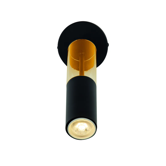 Kalki 1 - Light Dimmable Black Wall Spotlight