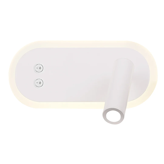 Goberman 1 - Light White Wall Spotlight