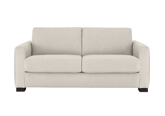 Nicoletti - Alcova 2.5 Seater Fabric Sofa with Box Arms - Beige