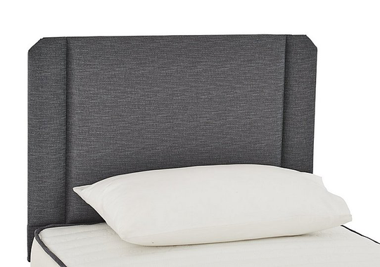 Mi Bed - Oakmere Strutted Headboard - Single - Grey