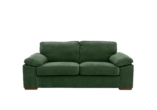 Home 2 Seater Fabric Sofa - Green