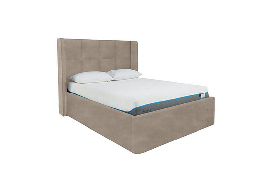 Shiva Ottoman Bed Frame - Super King - Brown
