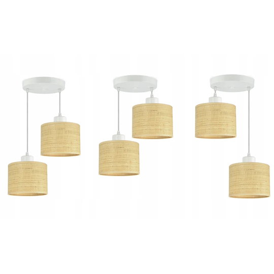 Accokeek 2 - Light Cluster Drum Pendant