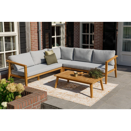 Daylesford Teak 5 - Person Sectional Sofa Set