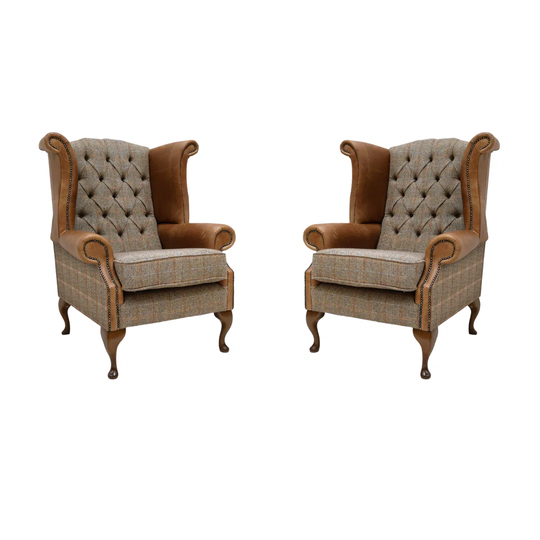 Chilmark Leather Wingback Chair