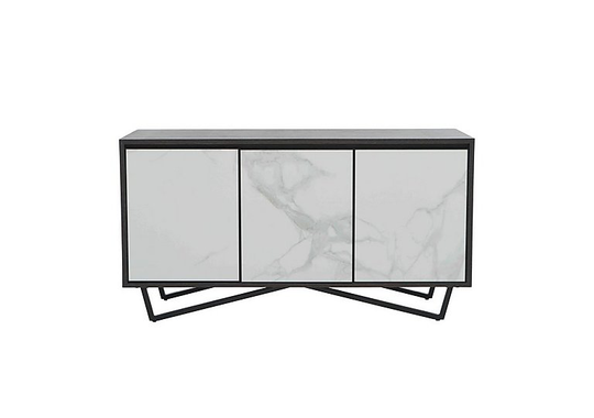 Marvel Black 3 Door Sideboard