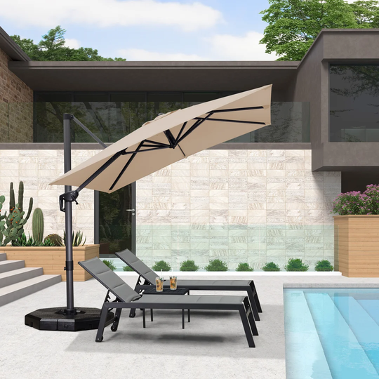 Balvin 2.4m Square Cantilever Parasol