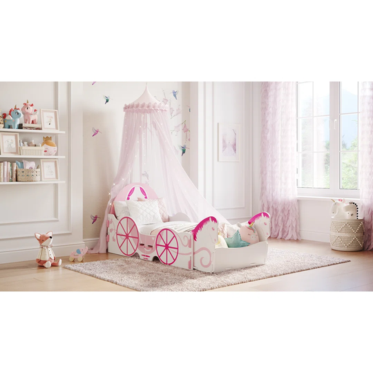 Princess Carriage Convertible Toddler Bed
