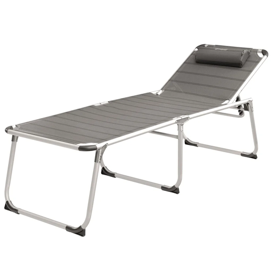 Outwell Folding Sunlounger New Foundland XL Grey Aluminium