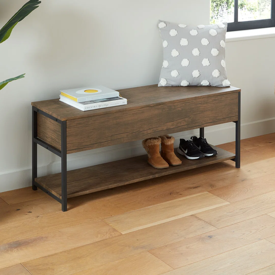 Alodie Sheffield Hallway Storage Bench