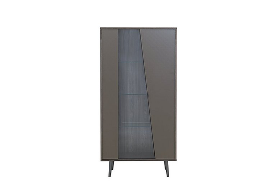ALF - Trillo 2 Door Curio Display Cabinet - Grey