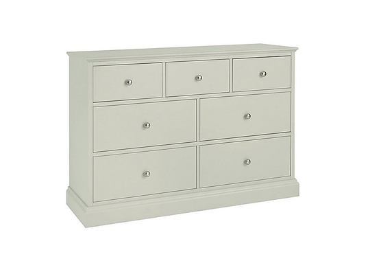 Faye 3+4 Drawer Chest - Grey