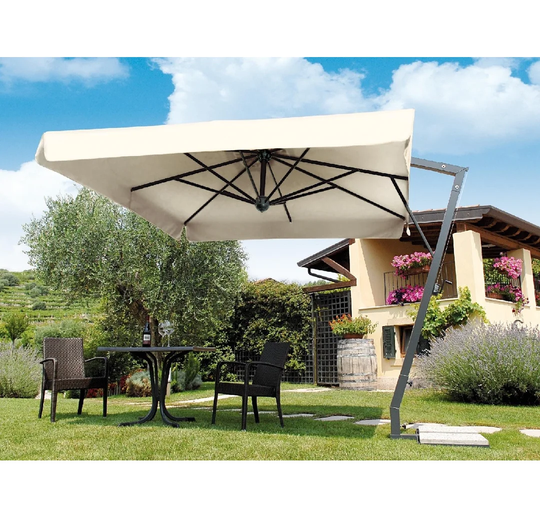Chivers 3m x 3.6m Rectangular Cantilever Parasol