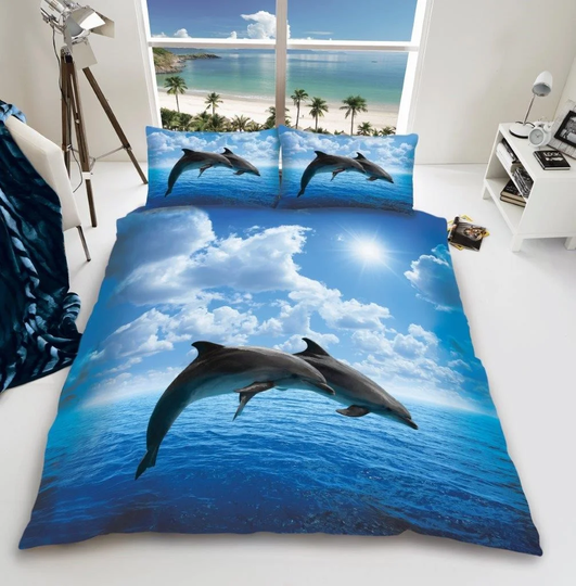 Rockmeade Blue 144 TC Duvet Cover Set