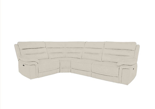 Berlin Small Reversible Fabric Corner Sofa - White