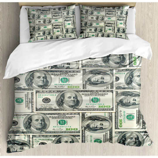 Nevada Pale Green/Grey Microfibre 350 TC Duvet Cover Set
