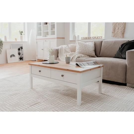 Menahga Coffee Table with Storage