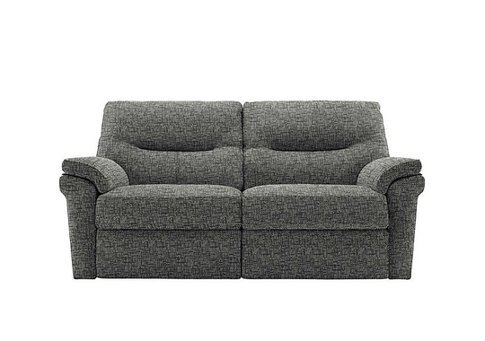G Plan - Seattle 2.5 Seater Fabric Power Recliner Sofa - Grey