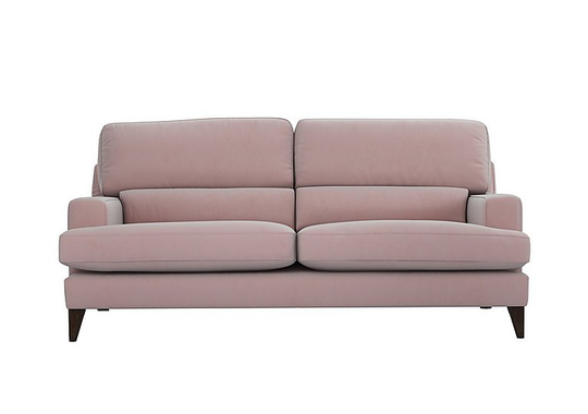 The Lounge Co. - Romilly 3 Seater Fabric Sofa - Pink