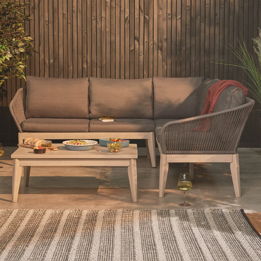 5 Person Garden Corner Sofa Set
