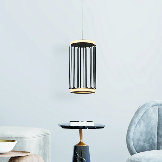 Colombier 1 -Light Single Drum LED Pendant
